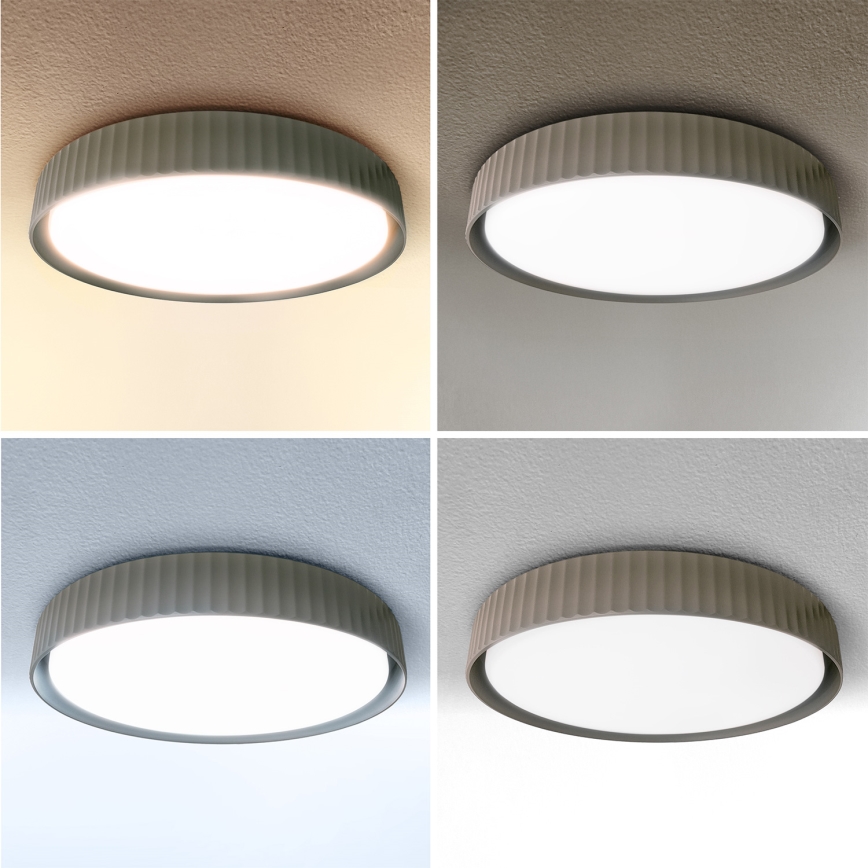Brilagi - dimbare LED-plafondlamp LUCIA LED/60W/230V 3000–6500K Ø 59 cm taupe + afstandsbediening