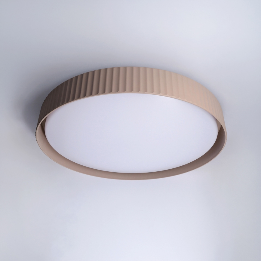 Brilagi - Dimbare LED-plafondlamp LUCIA LED/60W/230V 3000–6500K Ø 59 cm taupe + afstandsbediening