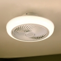 Brilagi - LED dimbare plafondlamp met ventilator LED/30W/230V 3000-6500K wit + afstandsbediening