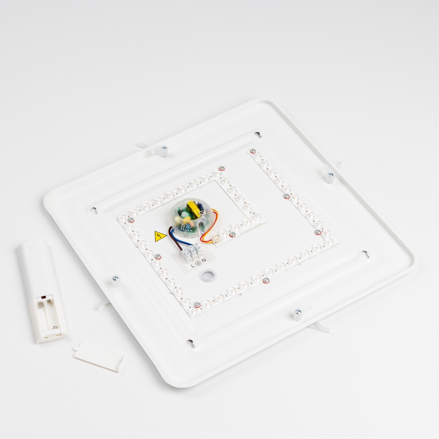 Brilagi - LED-dimbare plafondlamp MILKY WAY 24W/230V 3000–6500K 37×37 cm + afstandsbediening