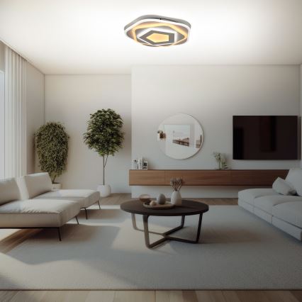 Brilagi - LED dimbare plafondlamp MODERN LED/64W/230V 2700-6500K Ø 40 cm + afstandsbediening