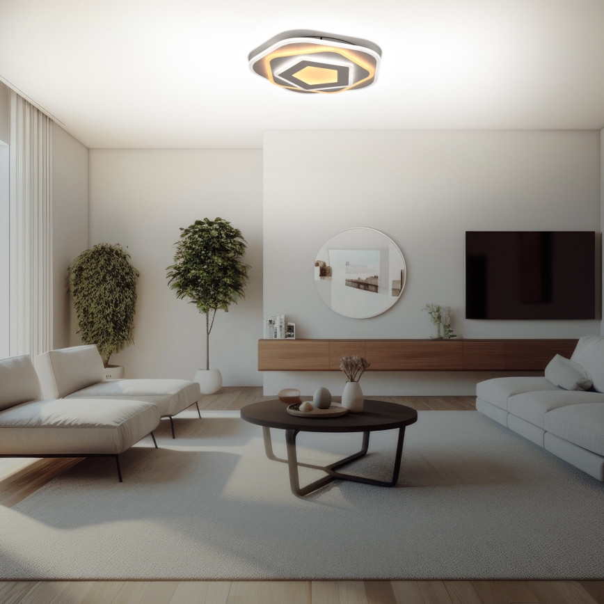 Brilagi - LED dimbare plafondlamp MODERN LED/64W/230V 2700-6500K Ø 40 cm + afstandsbediening