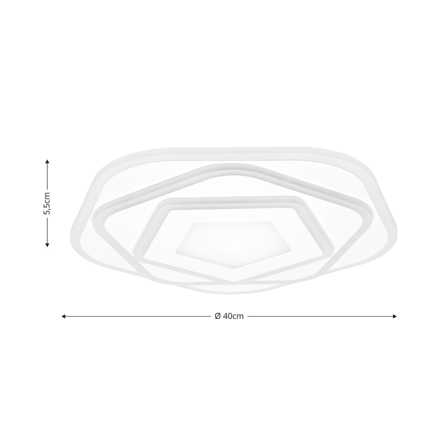 Brilagi - LED dimbare plafondlamp MODERN LED/64W/230V 2700-6500K Ø 40 cm + afstandsbediening