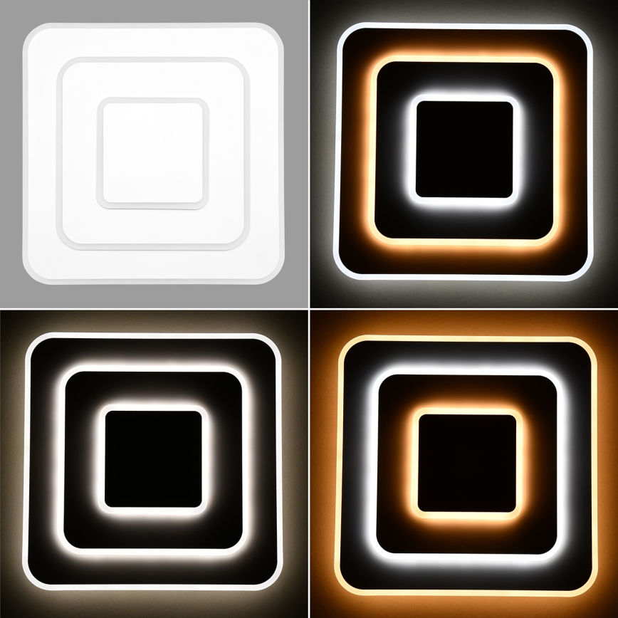 Brilagi - LED dimbare plafondlamp MODERN LED/72W/230V 2700-6500K 46,6x46,6 cm + afstandsbediening