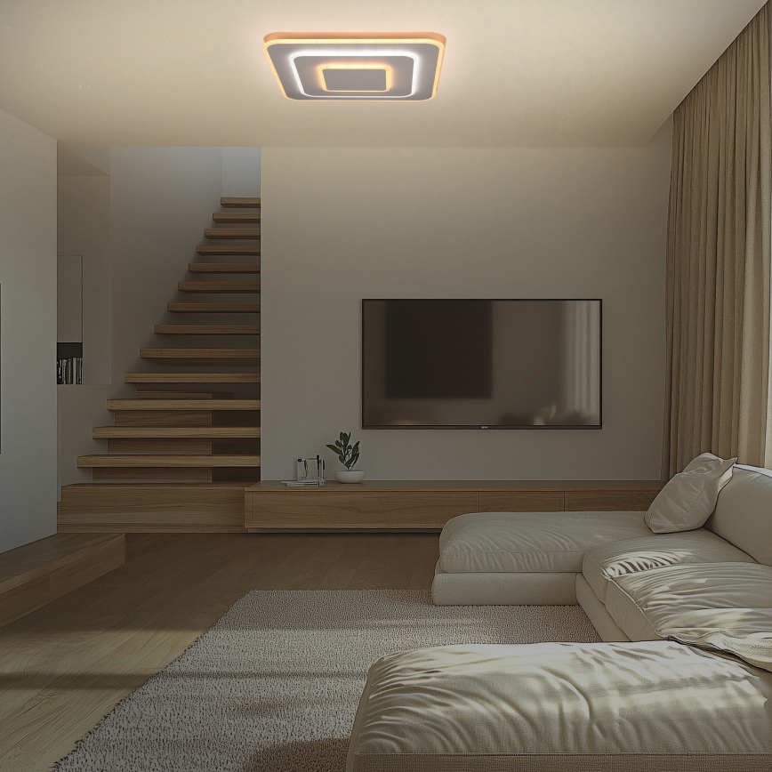 Brilagi - LED dimbare plafondlamp MODERN LED/72W/230V 2700-6500K 46,6x46,6 cm + afstandsbediening