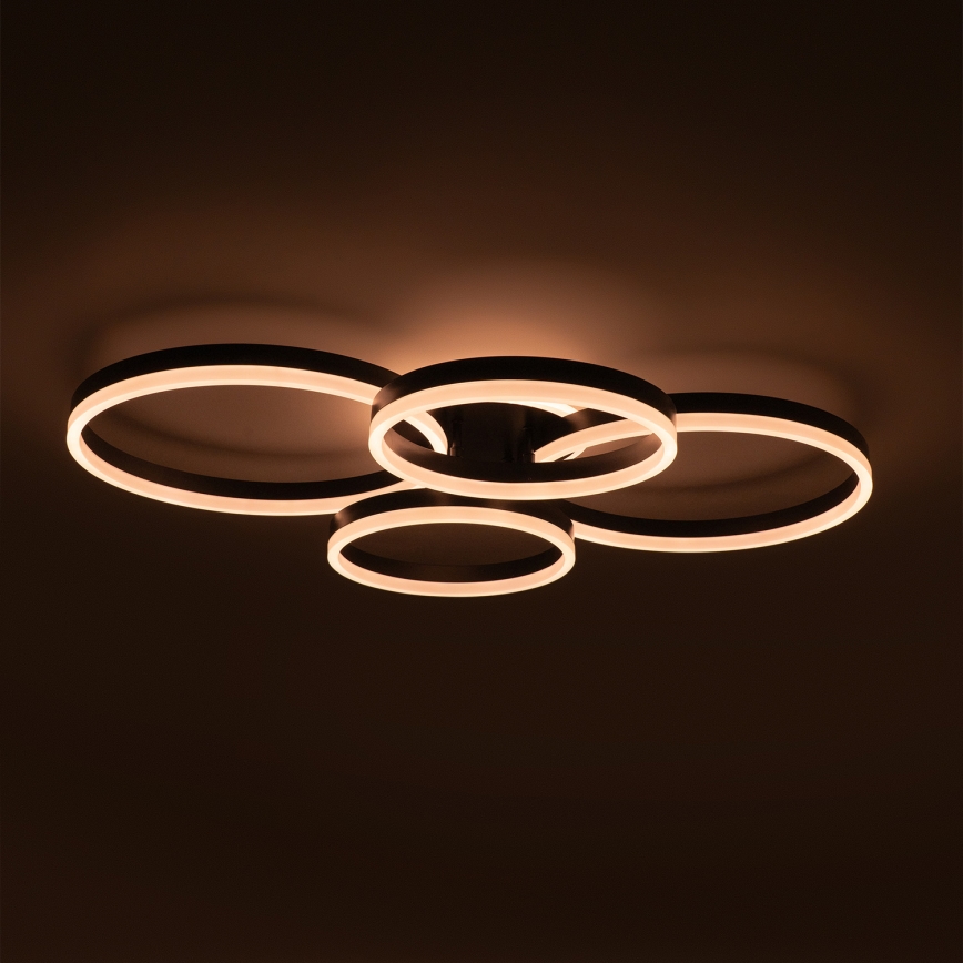 Brilagi - LED dimbare plafondlamp ORBITS LED/52W/230V 3000-6000K + afstandsbediening