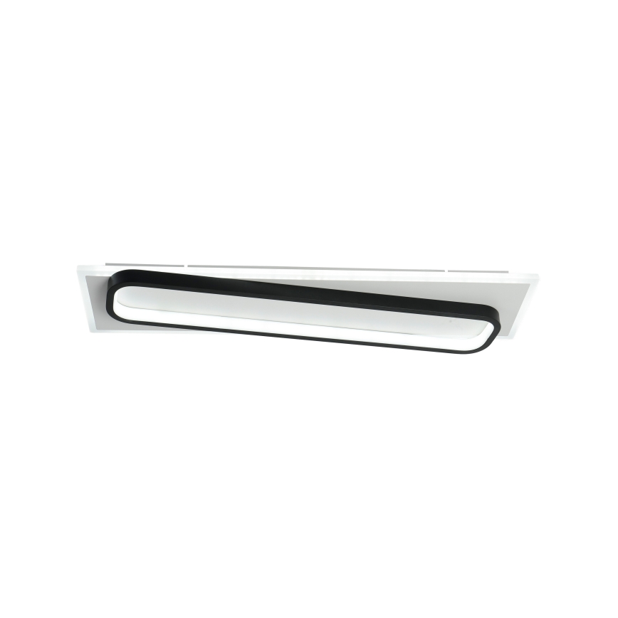 Brilagi - Dimbare LED plafondlamp OUTLINE LED/52W/230V 3000-6000K 15x60 cm wit/zwart + afstandsbediening