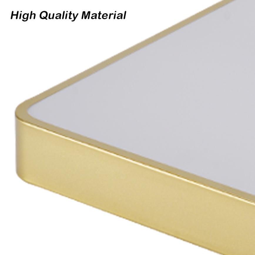 Brilagi - LED-dimbare plafondlamp POOL LED/36W/230V 3000-6000K 40x40 cm goud + afstandsbediening