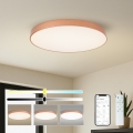 BRILAGI - LED dimbare plafondlamp POOL SMART LED/100W/230V 3000-6000K Ø 80 cm Wi-Fi Tuya koperkleurig + afstandsbediening