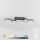 Brilagi - LED dimbare plafondlamp RINGO LED/34W/230V 3000-6000K 28x84 cm zwart + afstandsbediening