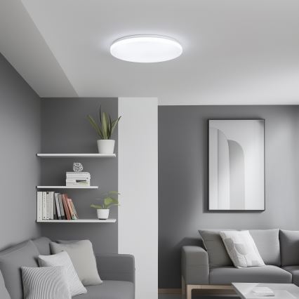 Brilagi - Dimbare LED-plafondlamp SMART LED/24W/230V Ø 38 cm 3000-6000K Wi-Fi Tuya Beacon + afstandsbediening