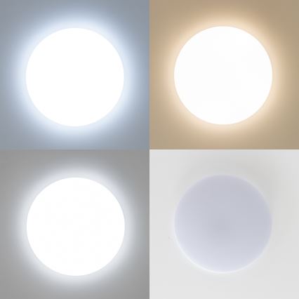 Brilagi - Dimbare LED-plafondlamp SMART LED/24W/230V Ø 38 cm 3000-6000K Wi-Fi Tuya Beacon + afstandsbediening