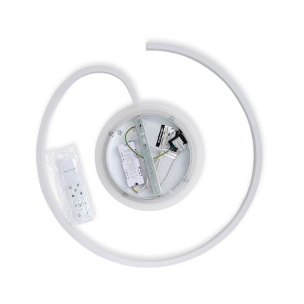 Brilagi - Dimbare LED-plafondlamp SPIRAL LED/56W/230V Ø 50 cm 3000/4000/6000K + afstandsbediening