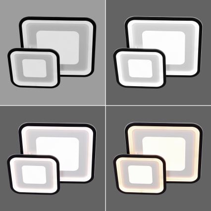 Brilagi - LED dimbare plafondlamp TANDORA LED/49W/230V 50x50 cm 3000-6000K + afstandsbediening