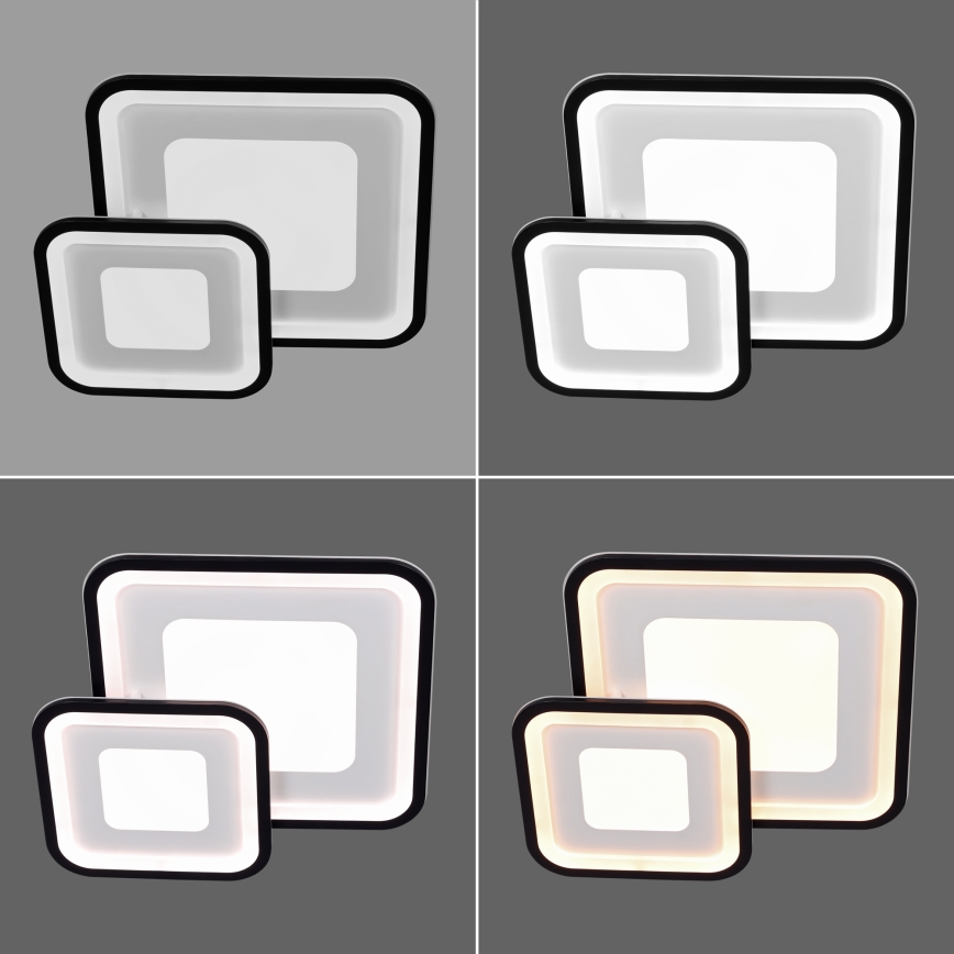 Brilagi - LED dimbare plafondlamp TANDORA LED/49W/230V 50x50 cm 3000-6000K + afstandsbediening