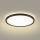 Brilagi - LED dimbare plafondlamp ULTRA SLIM LED/18W/230V 2700-6500K Ø 30 cm zwart + afstandsbediening