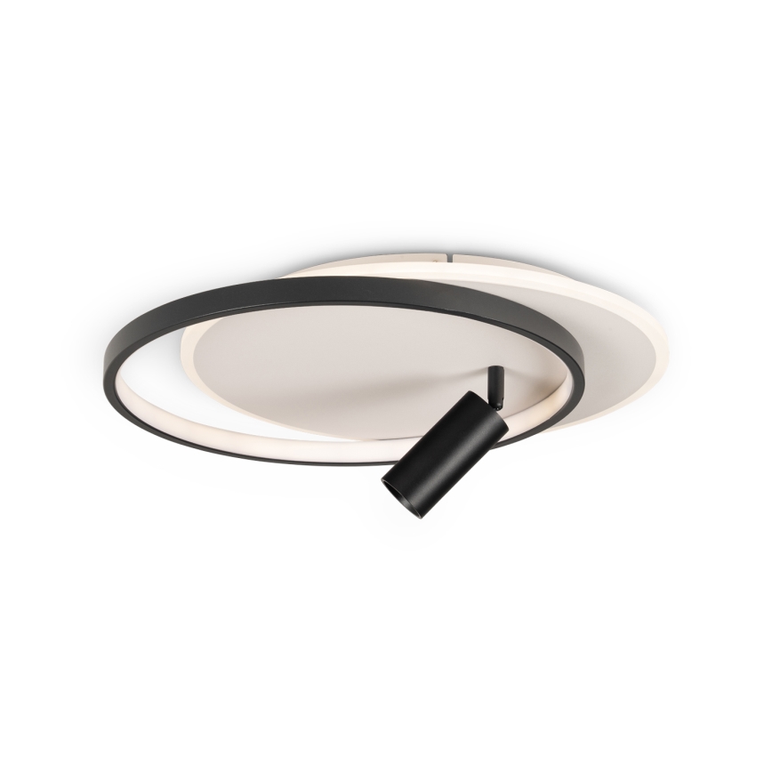 Brilagi - Dimbare LED-plafonnière UNITY LED/48W/230V + 1xGU10/3W 3000-6000K 39x45 cm wit/zwart + afstandsbediening