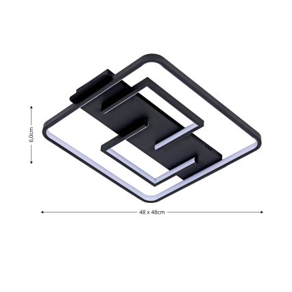 Brilagi - LED dimbare plafondlamp VELO LED/34W/230V 3000-6000K + afstandsbediening