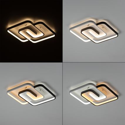 Brilagi - Dimbare LED-plafondlamp VELO LED/64W/230V 48x48 cm 3000-6500K + afstandsbediening