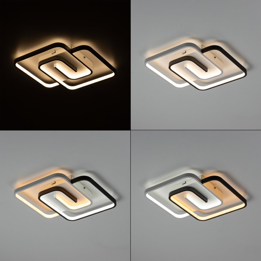 Brilagi - Dimbare LED-plafondlamp VELO LED/64W/230V 48x48 cm 3000-6500K + afstandsbediening