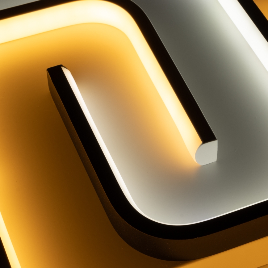 Brilagi - Dimbare LED-plafondlamp VELO LED/64W/230V 48x48 cm 3000-6500K + afstandsbediening