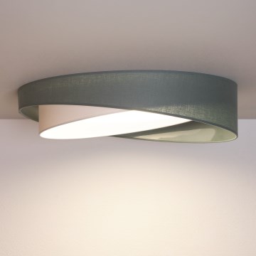 BRILAGI - LED-dimbare plafondlamp VELVET TWIST LED/36W/230V 3000-6000K Ø 65 cm Wi-Fi Tuya Beacon groen/wit + afstandsbediening