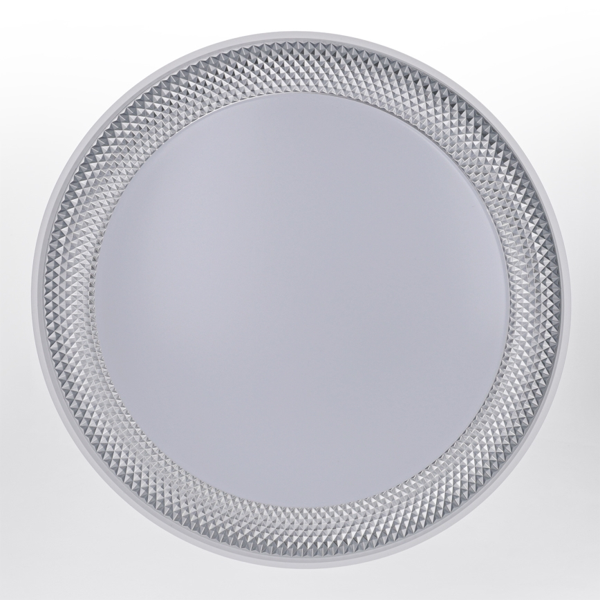 Brilagi - LED dimbare plafondlamp WALDO LED/48W/230V 3000-6500K Ø 40 cm wit/zilver + afstandsbediening