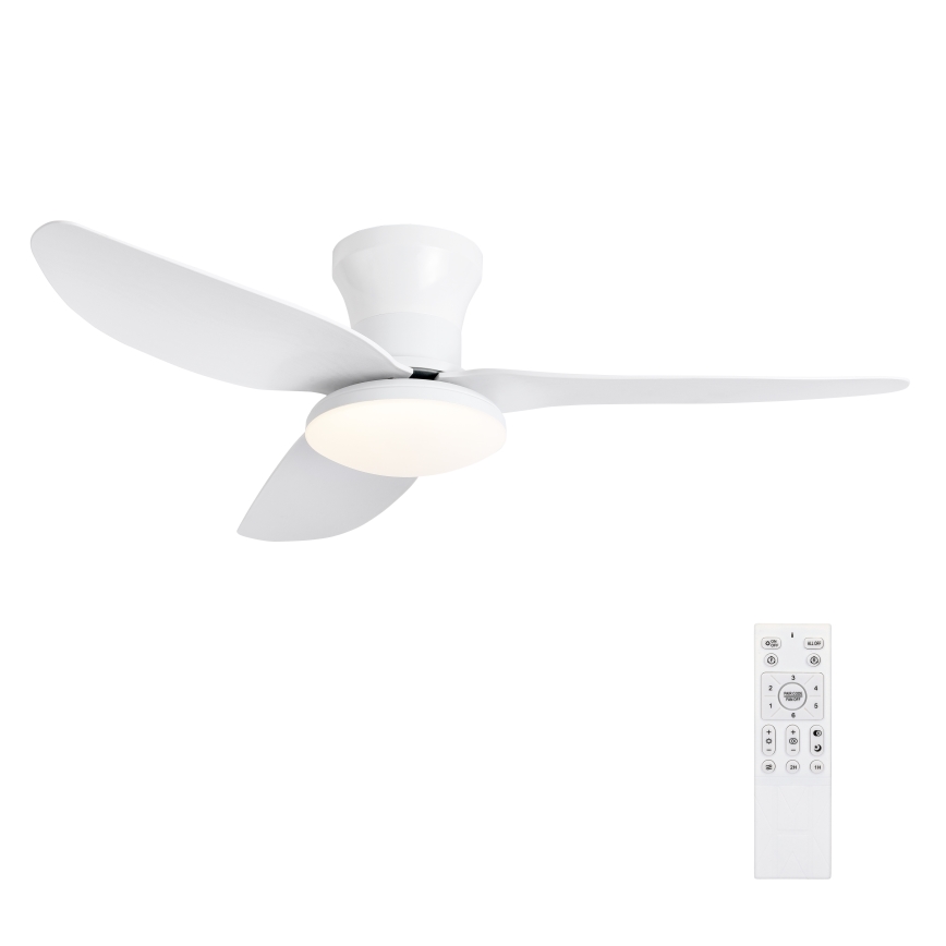 Brilagi - LED dimbare plafondventilator LED/30W/230V 3000-6500K wit + afstandsbediening