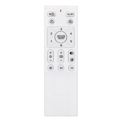 Brilagi - LED dimbare plafondventilator LED/30W/230V 3000-6500K wit + afstandsbediening