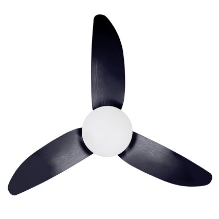 Brilagi - LED dimbare plafondventilator LED/30W/230V 3000-6500K zwart + afstandsbediening