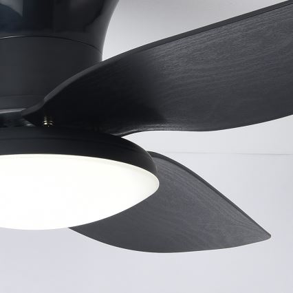 Brilagi - LED dimbare plafondventilator LED/30W/230V 3000-6500K zwart + afstandsbediening