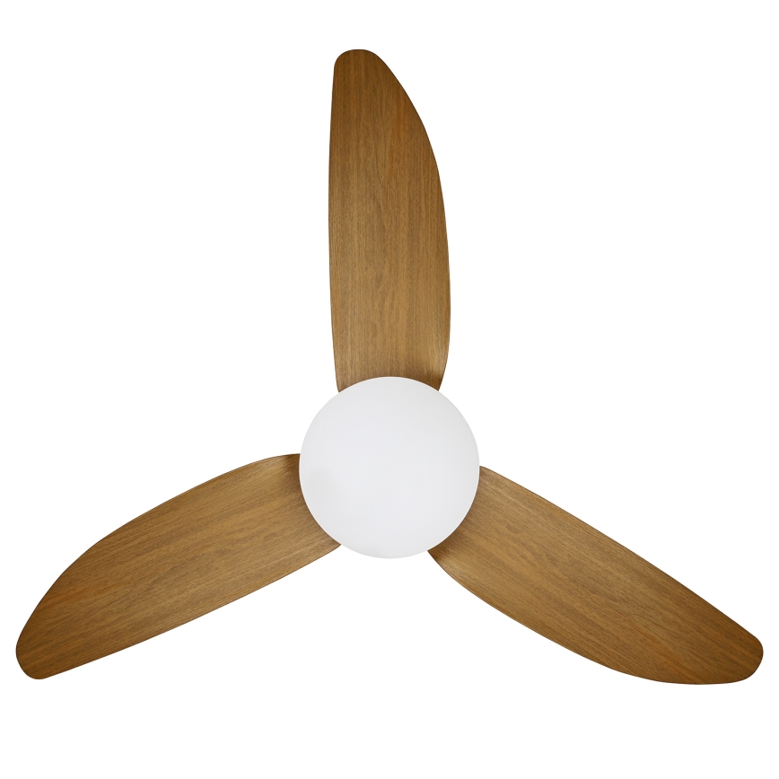 Brilagi - LED dimbare plafondventilator LED/30W/230V 3000-6500K zwart/bruin + afstandsbediening