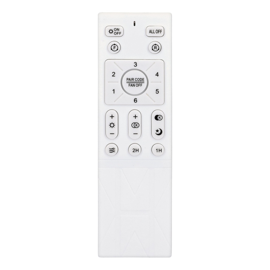 Brilagi - LED dimbare plafondventilator LED/30W/230V 3000-6500K zwart/bruin + afstandsbediening