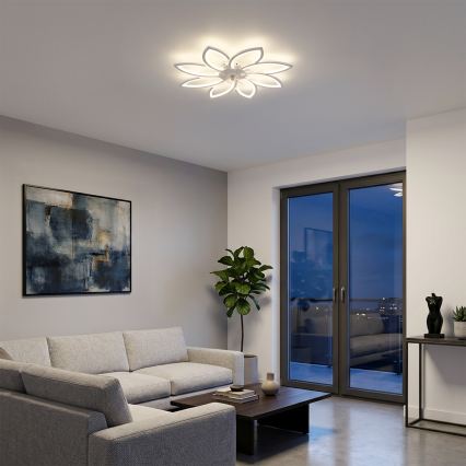 Brilagi - Dimbare LED-plafondventilator LED/43W/230V 3000-6500K Ø 90 cm wit + afstandsbediening