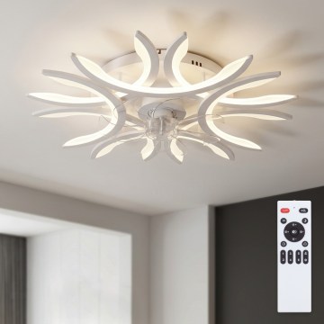 Brilagi - LED dimbare plafondventilator LED/70W/230V 3000-6500K diam. 76 cm wit + afstandsbediening
