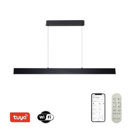 Brilagi - LED dimbare hanglamp aan kabel SLEEKLINE SMART LED/40W/230V 3000-6000K Wi-Fi Tuya zwart + afstandsbediening