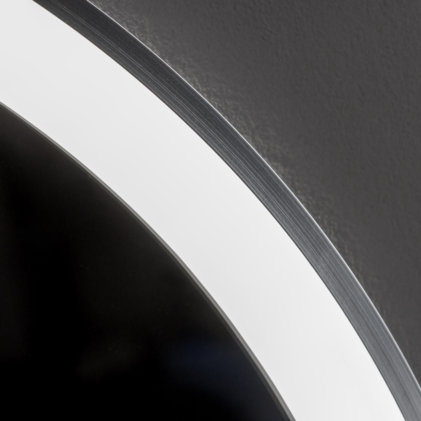 Brilagi - Dimbare LED-badkamerspiegel met verwarming en geïntegreerde verlichting ALU PRO LED/18W/230V Ø 60 cm 3000/4000/6500K IP44 mat chroom CRI 90