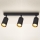 Brilagi - LED dimbare spot SELE 3xGU10/6,5W/230V 2700-6500K zwart/goud