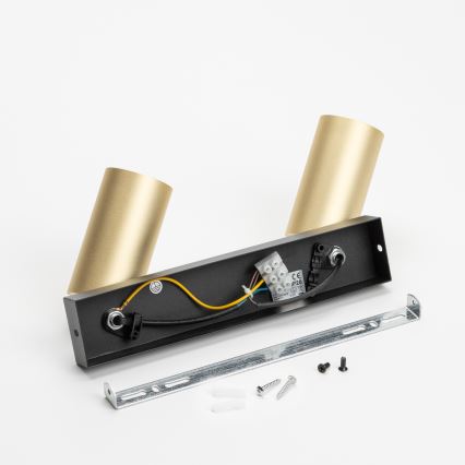 Brilagi - Dimbare LED-spot SELE GOLDEN 2xGU10/6,5W/230V 2700-6500K zwart/goud
