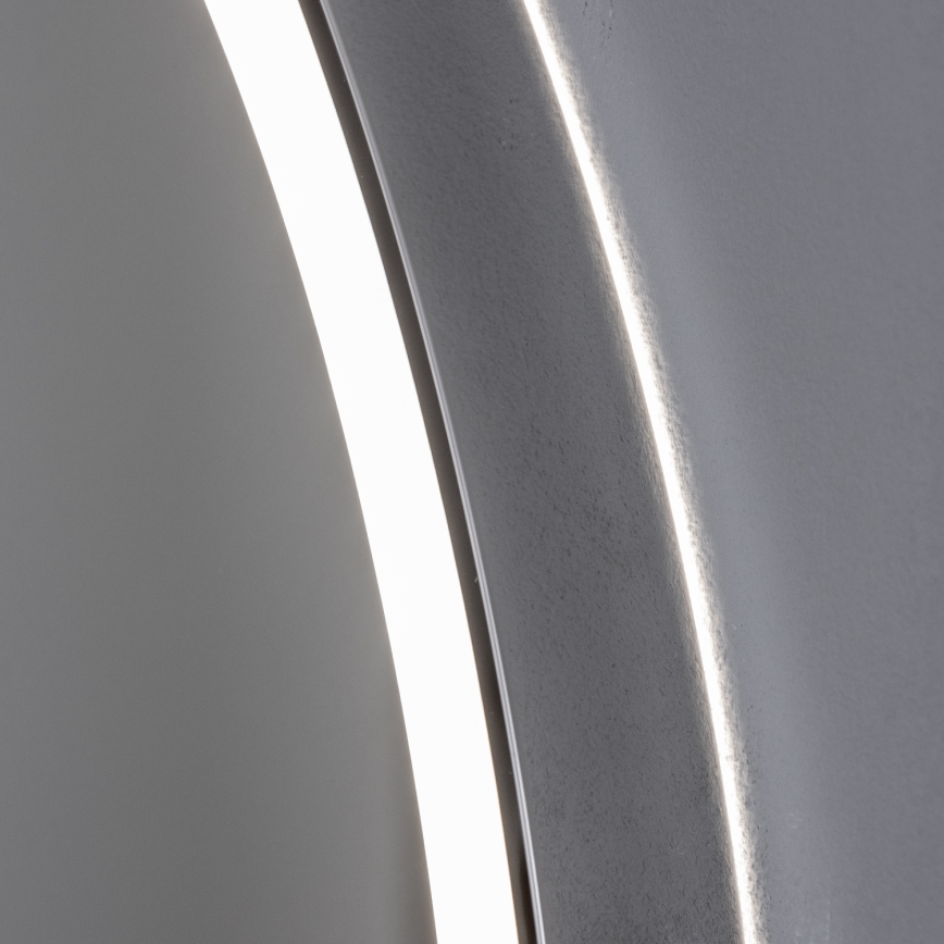 Brilagi - LED-dimbare verwarmde badkamerspiegel met randverlichting ALU PRO LED/18W/230V Ø 60 cm 3000/4000/6500K IP44 glanzend chroom CRI 90