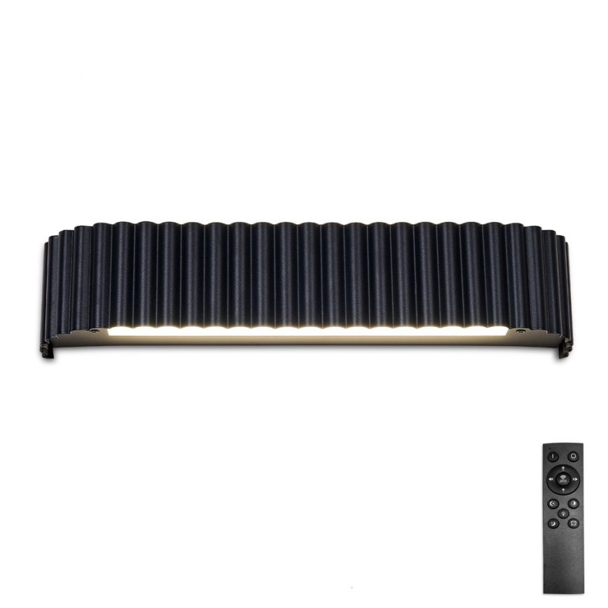 BRILAGI - LED dimbare wandlamp FALCON MODERN LED/14W/230V 3000-6000K 40 cm zwart + afstandsbediening