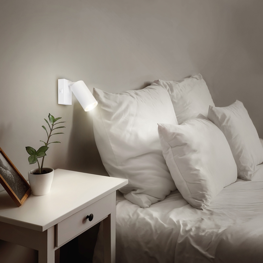 Brilagi - LED RGBW dimbare wandspot SELE 1xGU10/6,5W/230V 2700-6500K wit
