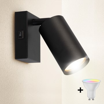 Brilagi - LED-dimbare wandspot SELE 1xGU10/6W/230V 3000K zwart