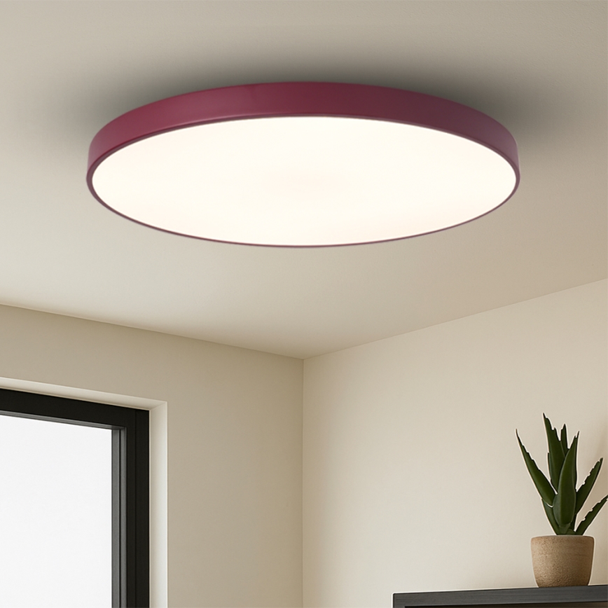 Brilagi - Dimbare LED zwembadarmatuur POOL SMART LED/128W/230V Ø 100 cm 3000–6000K Wi‑Fi Tuya + afstandsbediening bordeaux