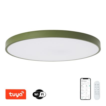 Brilagi - Dimbare LED-zwembadarmatuur POOL SMART LED/128W/230V Ø 100 cm 3000–6000K Wi-Fi Tuya + afstandsbediening groen