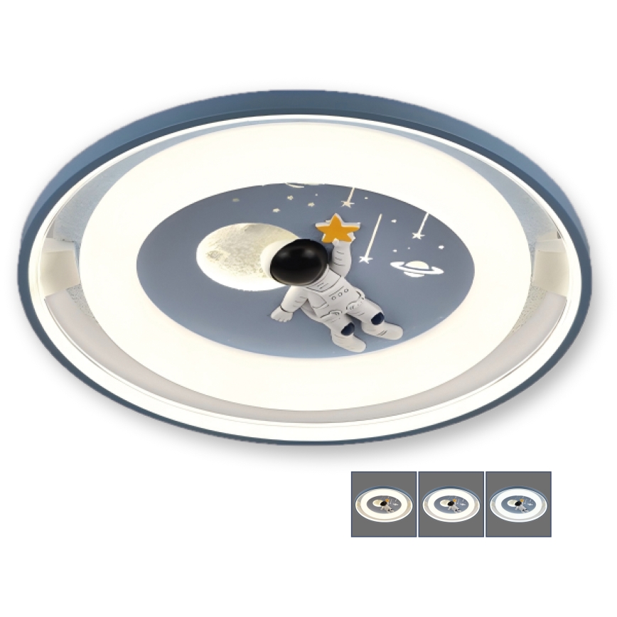 BRILAGI - Plafonnier LED dimmable pour enfants ASTRO LED/55W/230V 3000-6000K Ø 50 cm + télécommande