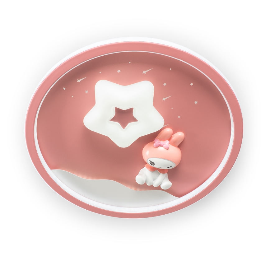 Brilagi - Plafonnier LED dimmable pour enfants BUNNY LED/83W/230V 3000-6000K Ø 49 cm + télécommande