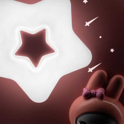 Brilagi - Plafonnier LED dimmable pour enfants BUNNY LED/83W/230V 3000-6000K Ø 49 cm + télécommande