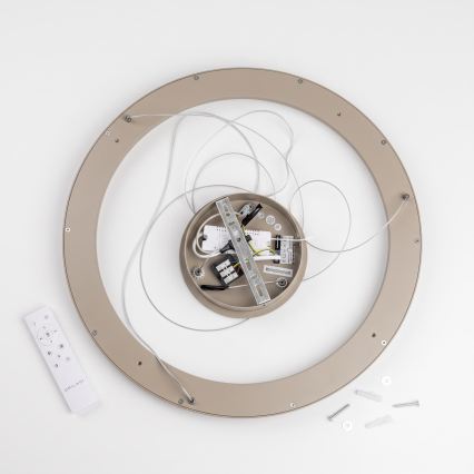 BRILAGI - Suspension LED dimmable sur câble FALCON SLIM LED/42W/230V 3000-6500K Ø 50 cm beige + télécommande