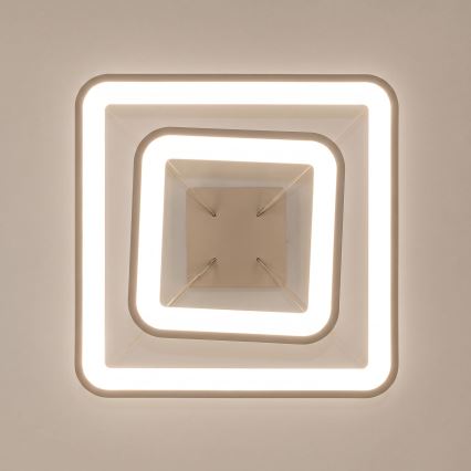 BRILAGI - LED Lustre dimmable sur câble FALCON SLIM LED/78W/230V 3000-6500K 50x50 cm beige + télécommande